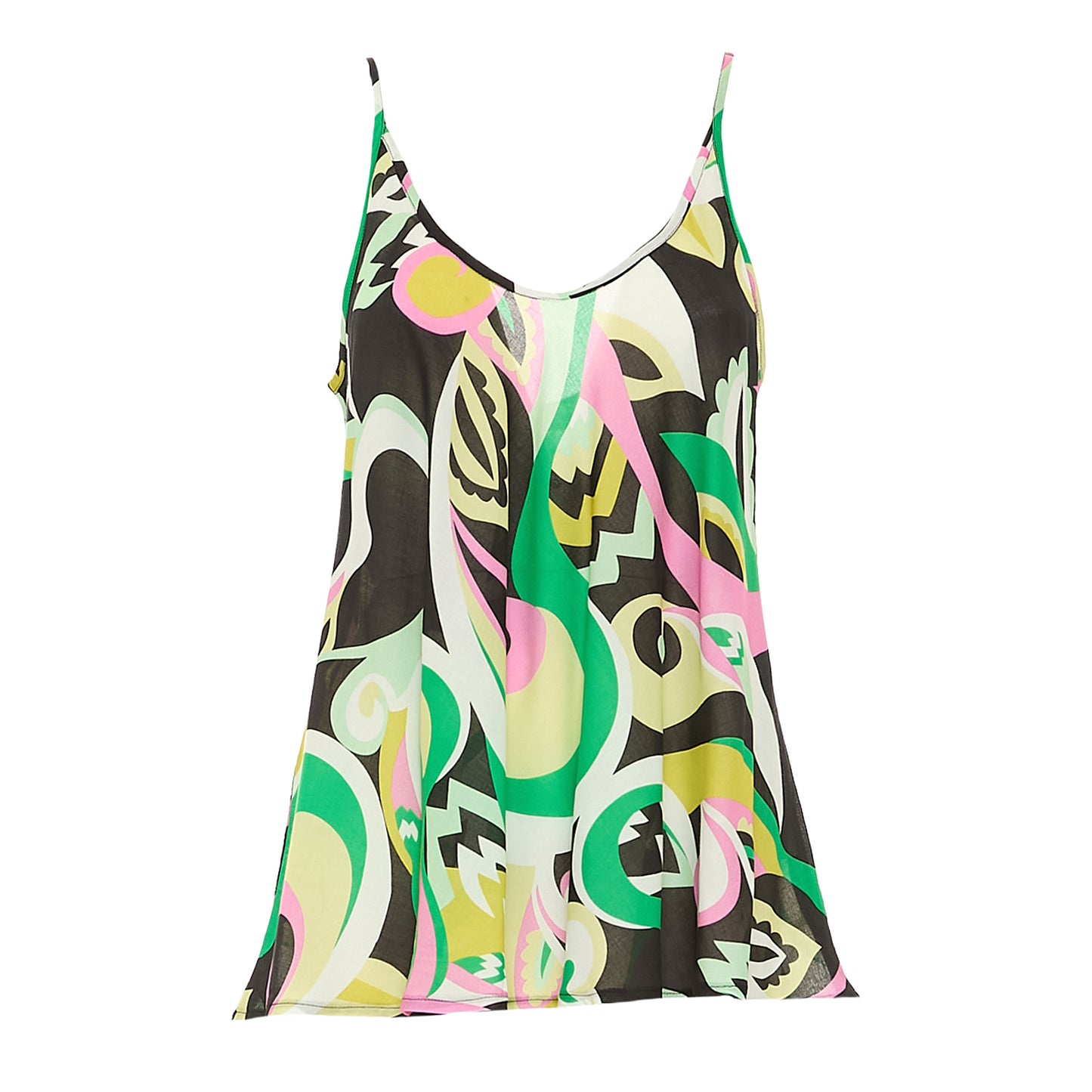 BABA DESIGN Top GREEN NECTAR Multicolor