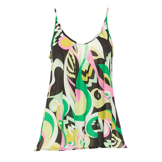 BABA DESIGN Top GREEN NECTAR Multicolor