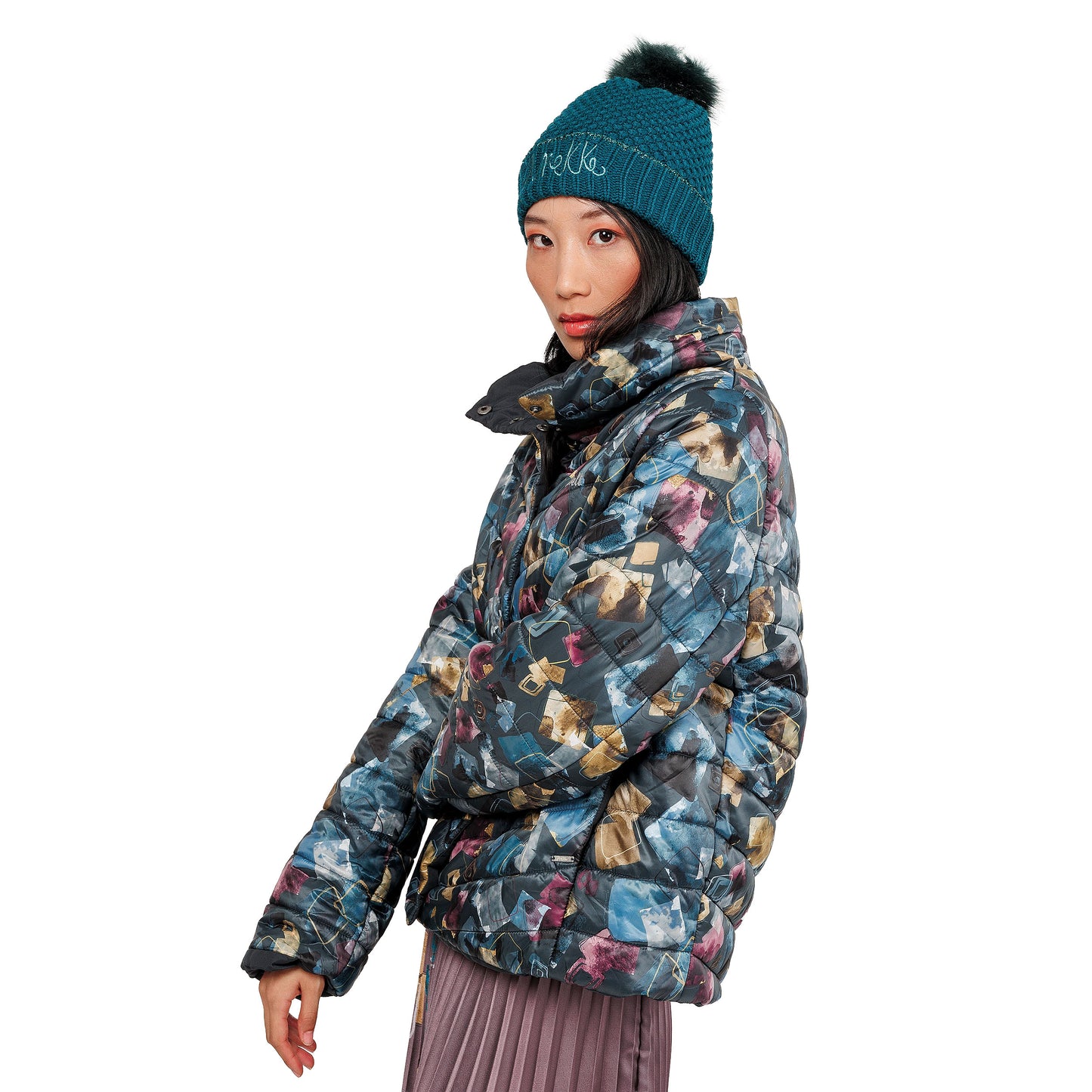 ANEKKE - Berretto in maglia con pon-pon