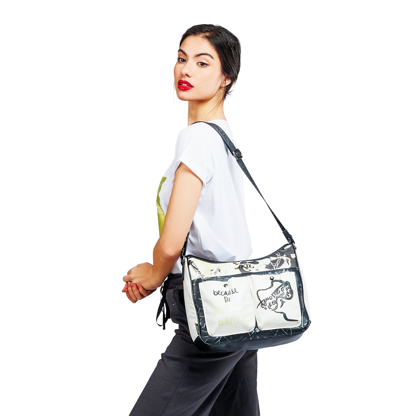 ANEKKE Borsa a tracolla grande Memories
