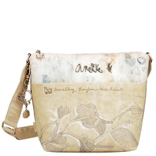 ANEKKE Borsa a tracolla grande con tasca frontale Memories