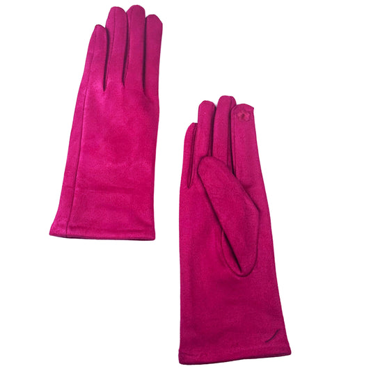 Guanti Morbidi Touch Screen Semplici Ciliegia