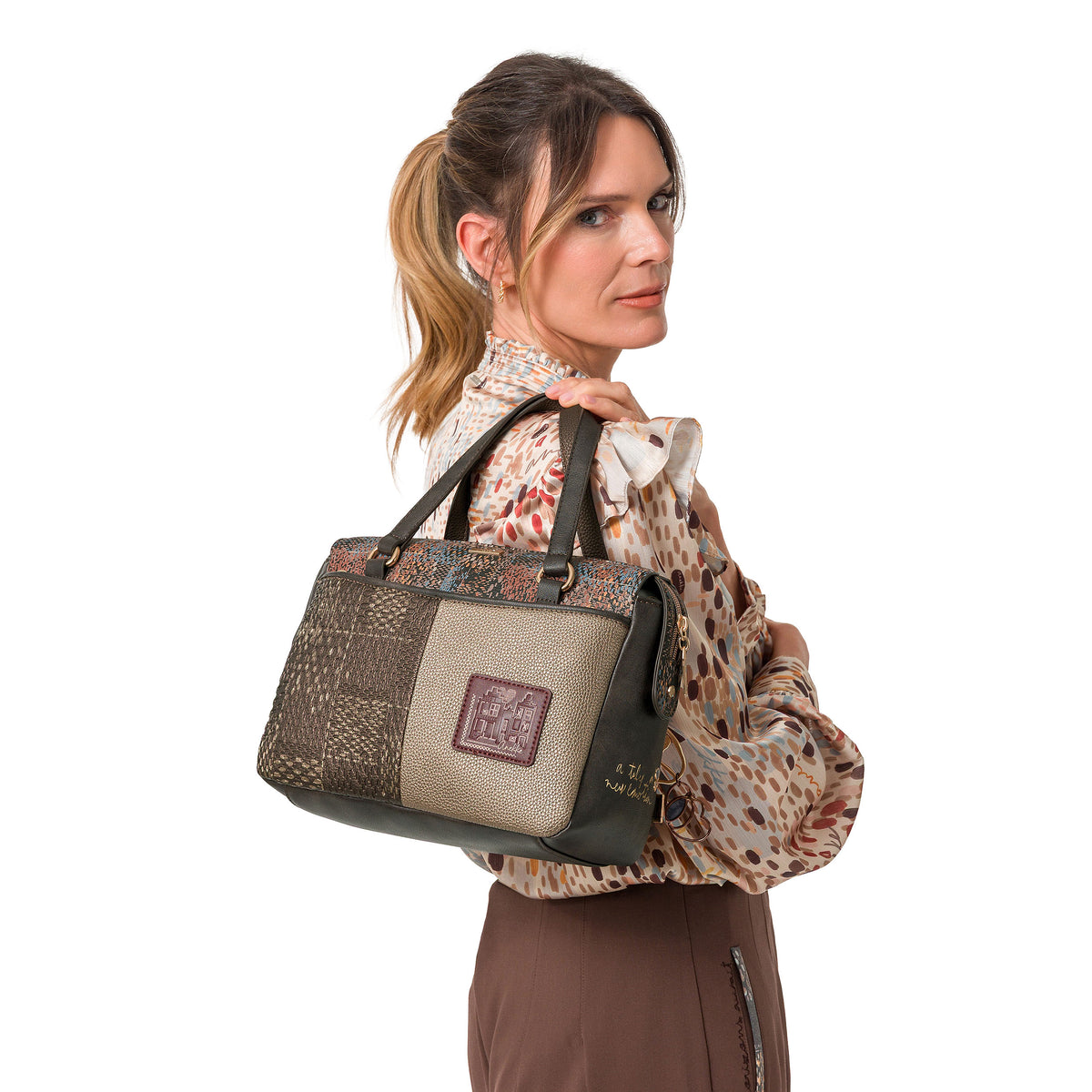 ANEKKE Borsa Bowling Blossom