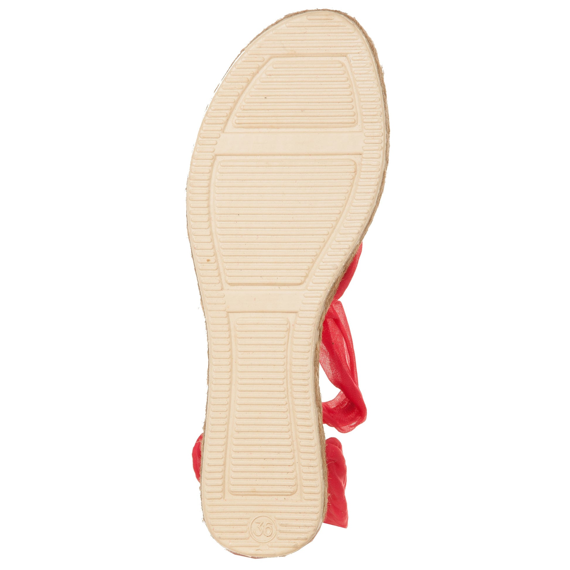 Espadrilles Silvia Lace Rosso-VIALESCARPE-VIALESCARPE