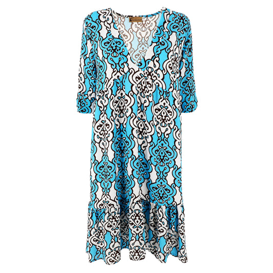 KARAKORUM Vestito corto DAIANA Turchese