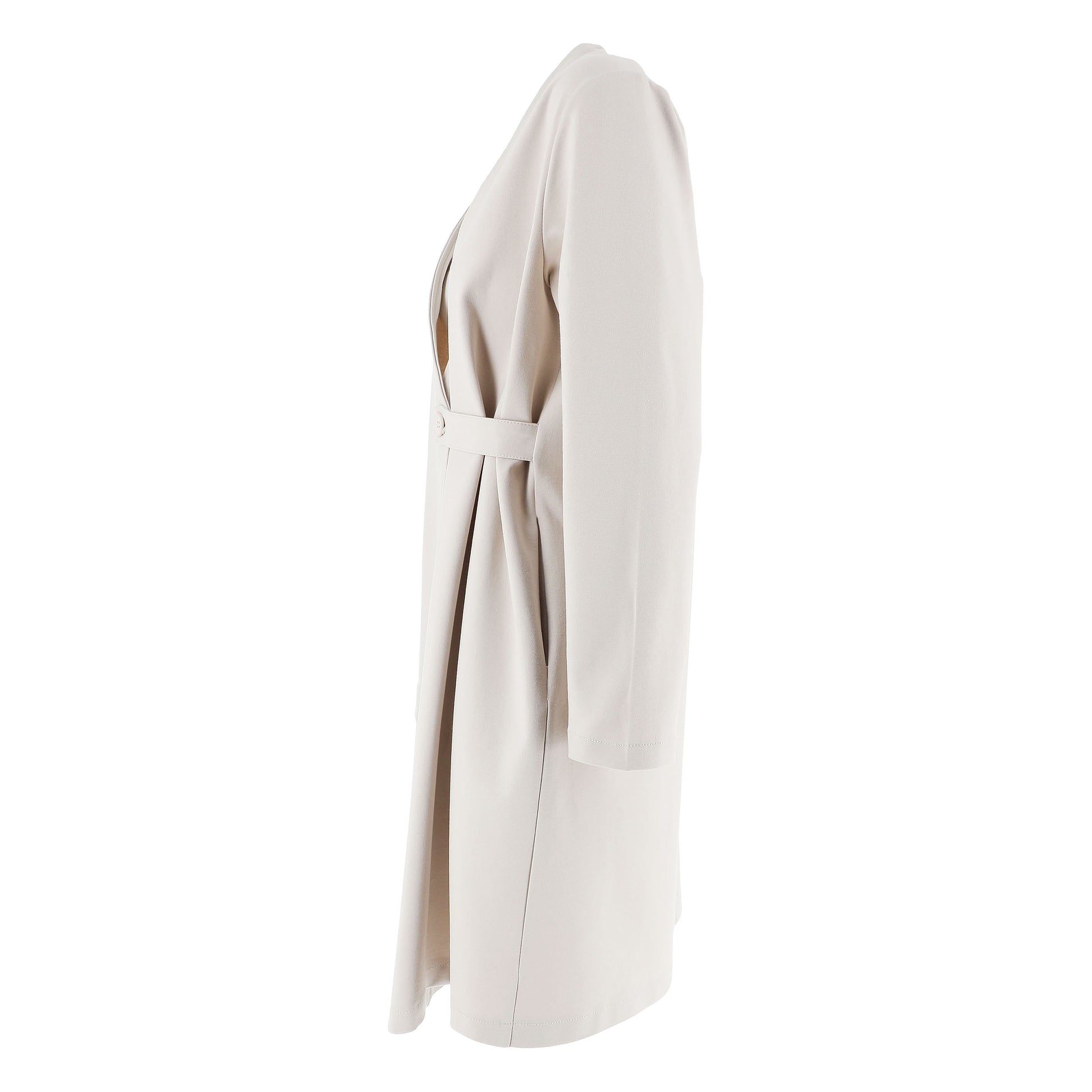 KARAKORUM Giacca lunga Elisa Beige-KARAKORUM-VIALESCARPE