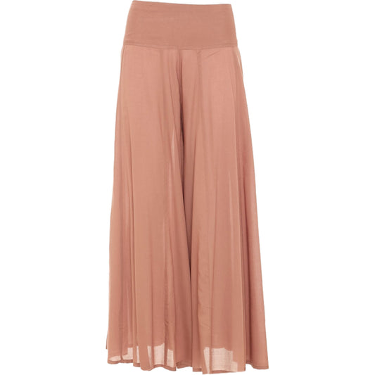 BABA DESIGN Pantaloni VISCOSE FLARE Albicocca