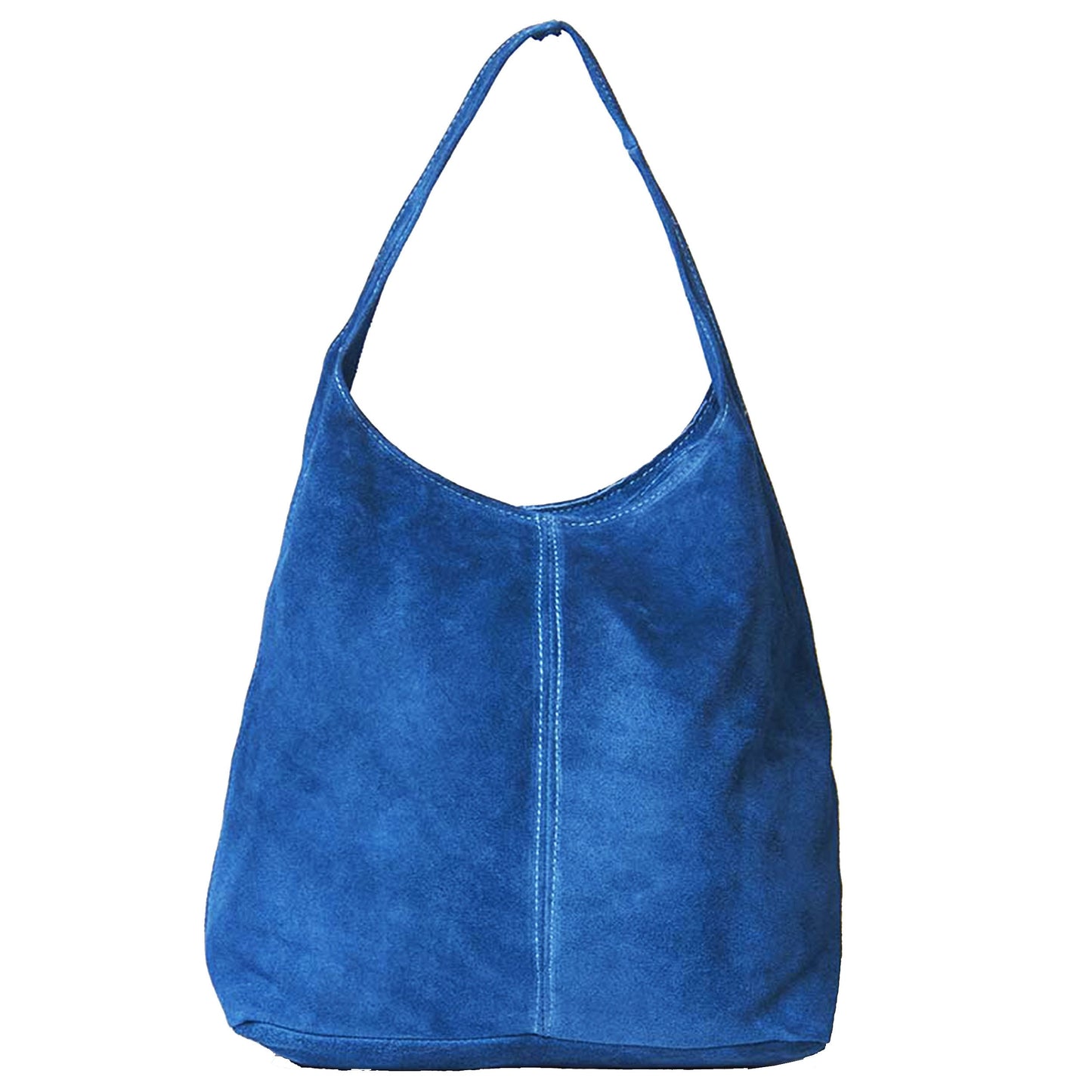 Borsa Suede Sacca Grande con zip Jeans