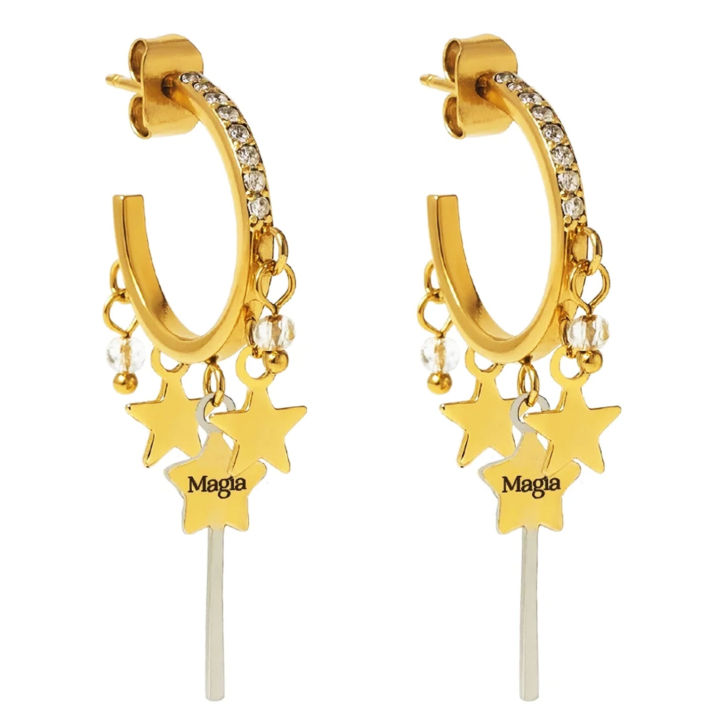 MAD TEA - Orecchini “Bacchetta magica”-MAD TEA-VIALESCARPE