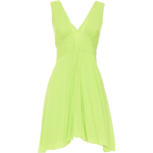 BABA DESIGN Abito RAINBOW MODAL Verde Acido