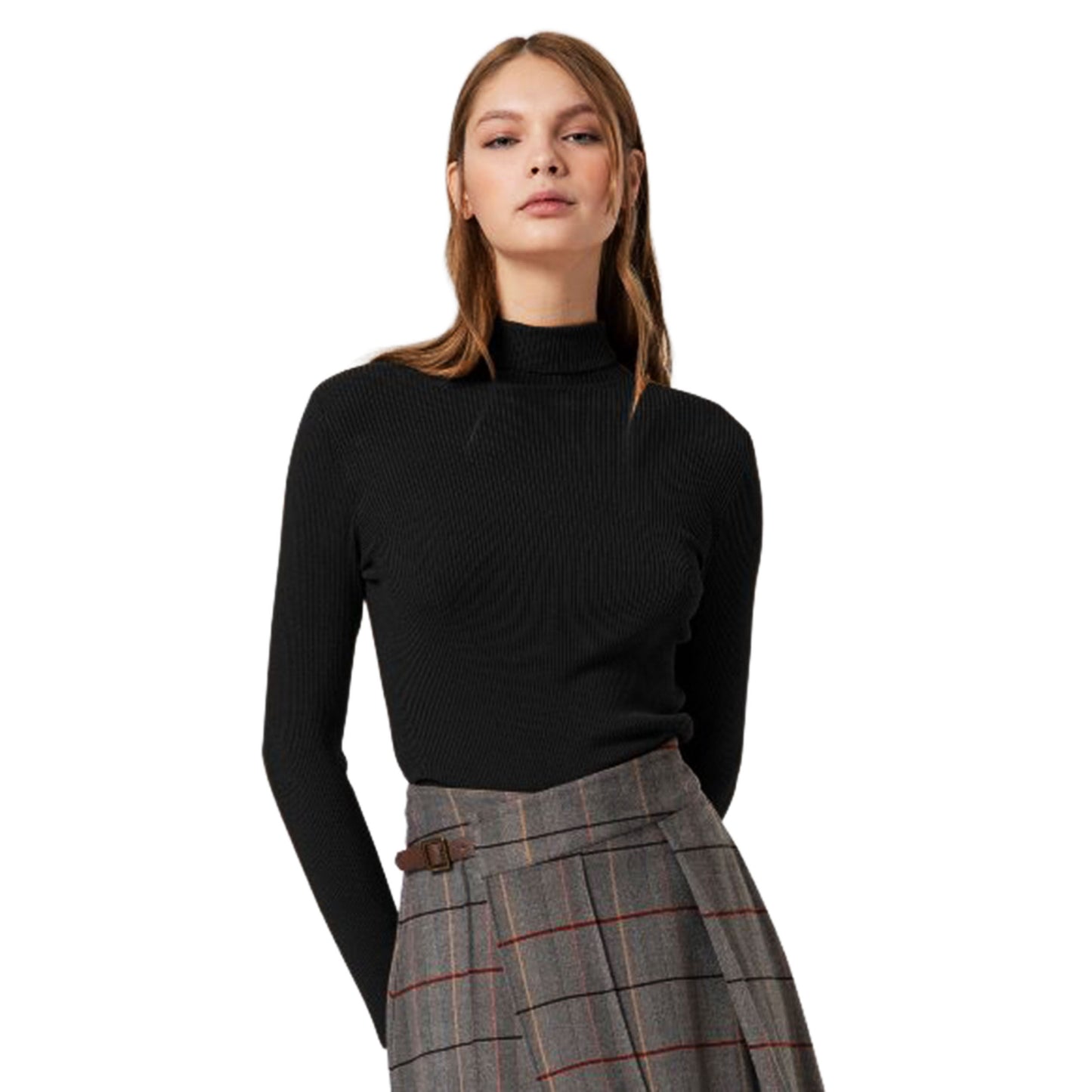 SURKANA - Maglione a coste con collo alto-SURKANA-VIALESCARPE