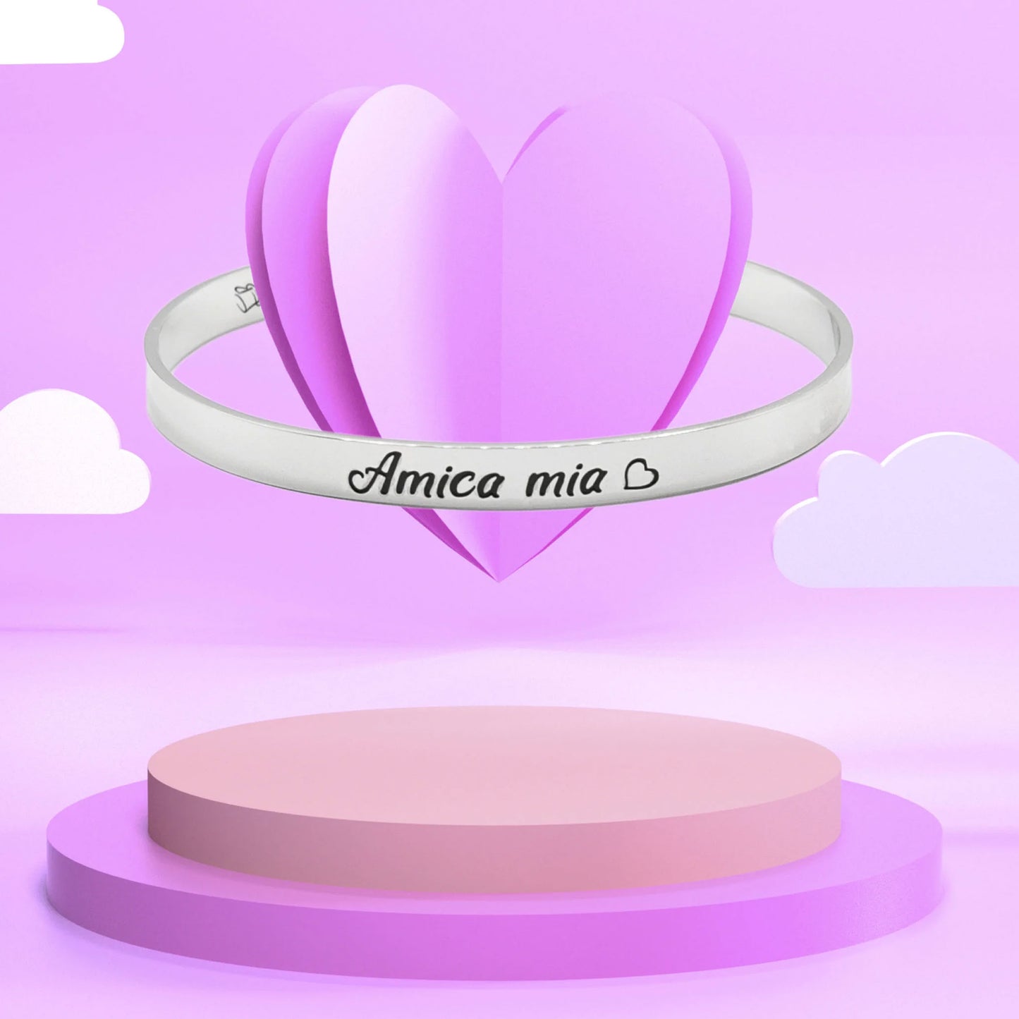 Bracciale rigido - Amica mia