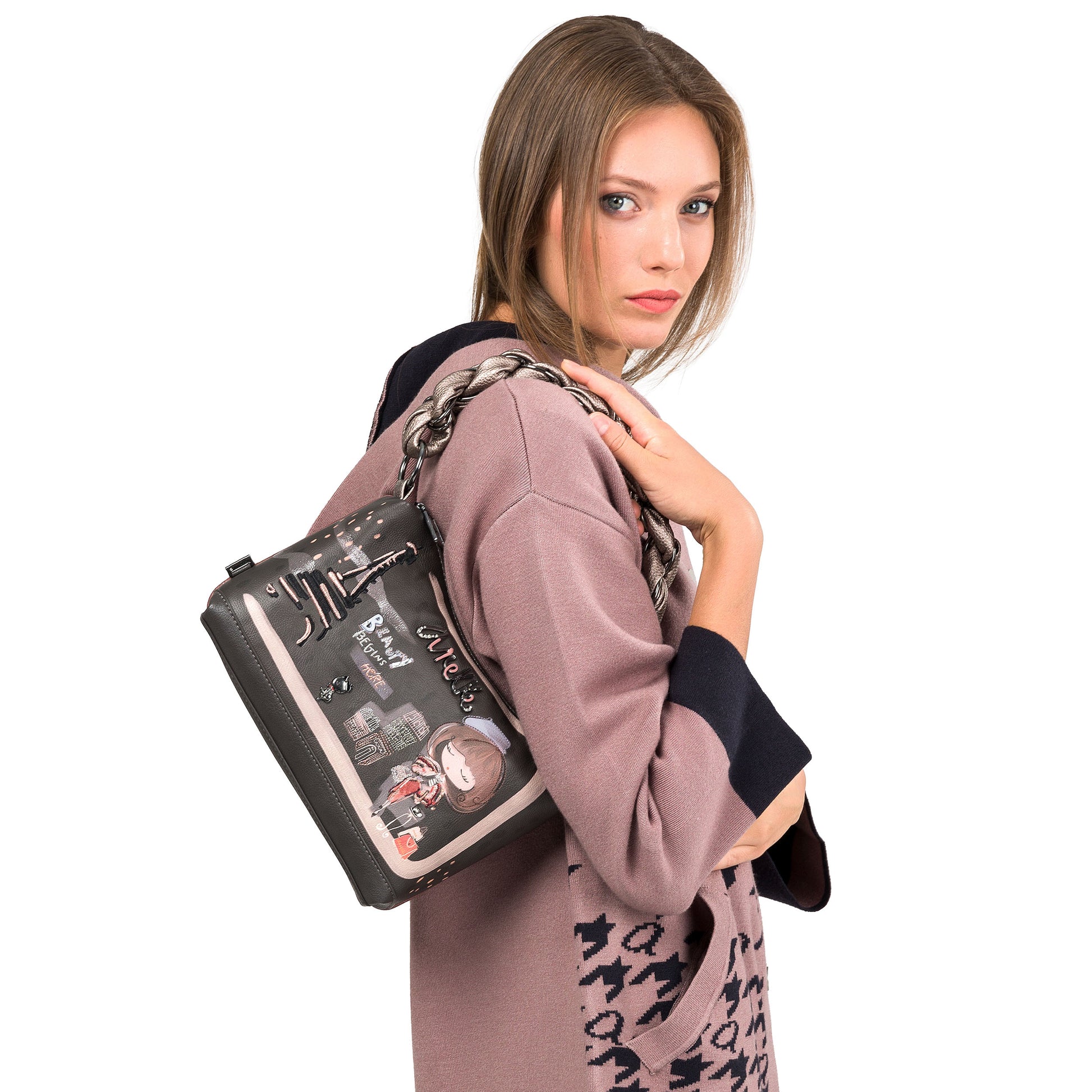 ANEKKE - Borsa manico corto e tracolla Mademoiselle-ANEKKE-VIALESCARPE