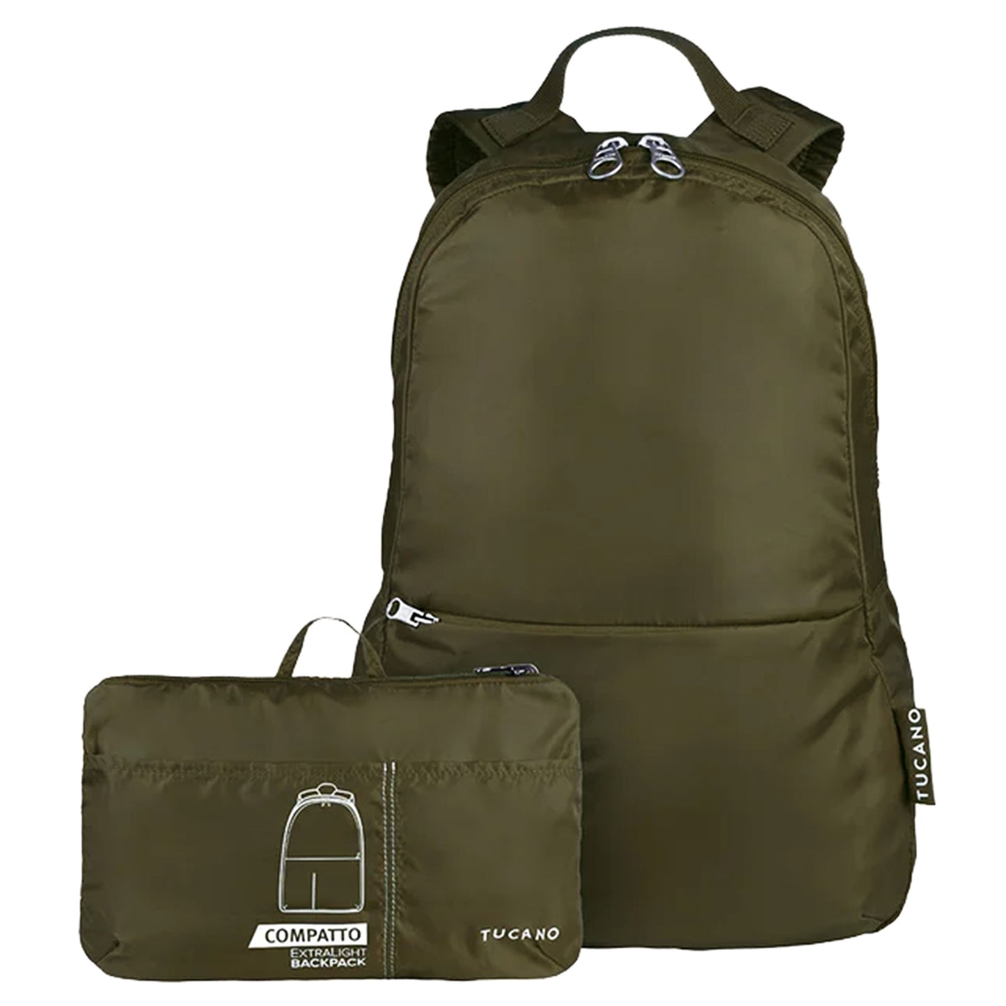 TUCANO - Zaino Compatto Eco ripiegabile super leggero Nero-Tucano-VIALESCARPE