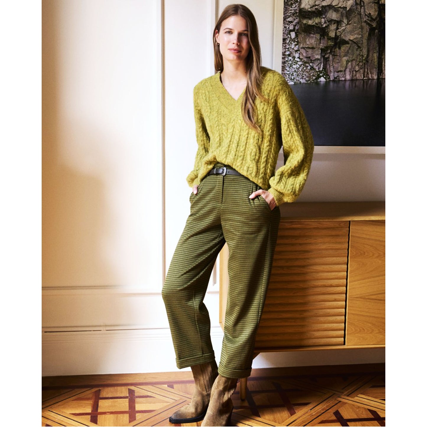 SURKANA - Maglione oversize a trecce-SURKANA-VIALESCARPE