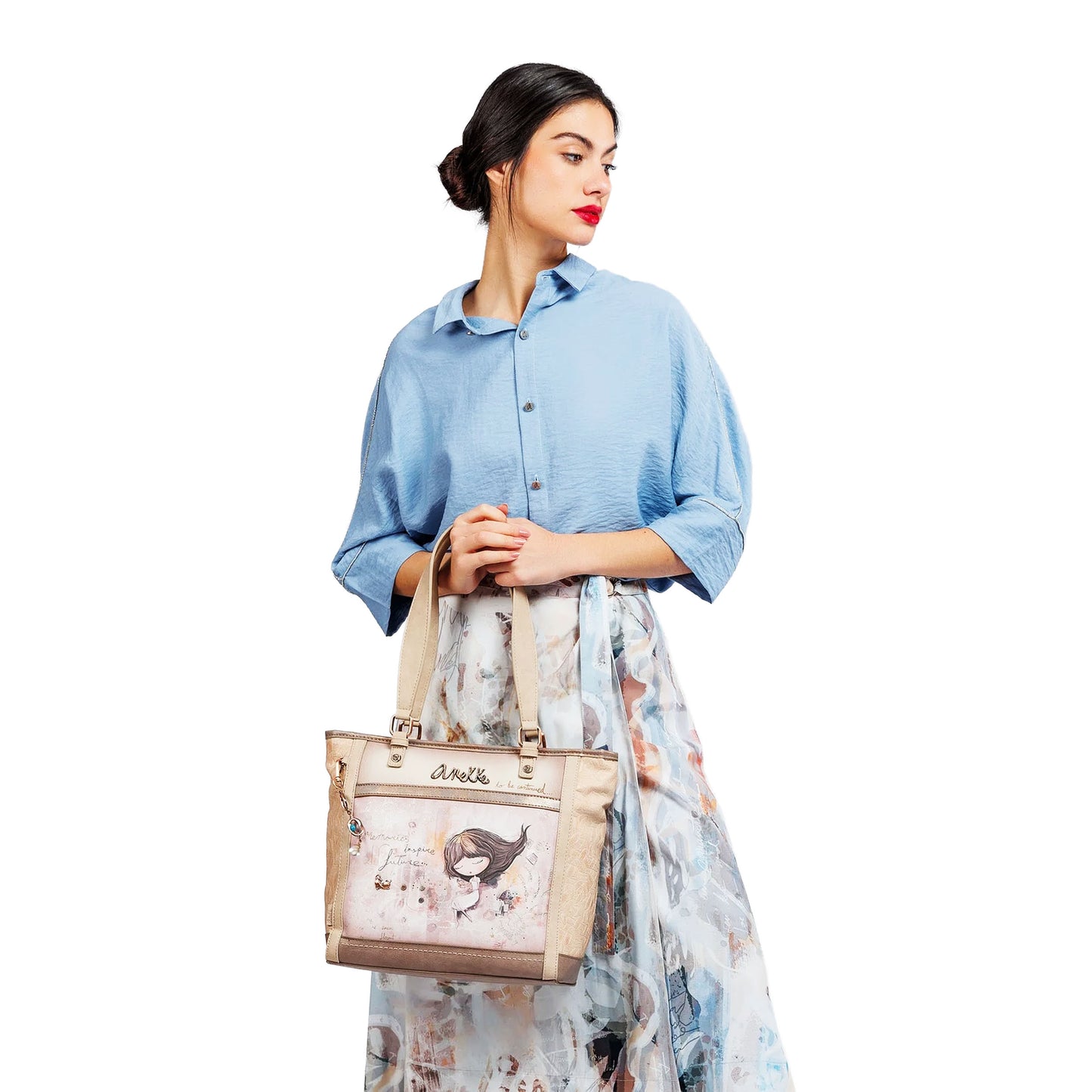 ANEKKE Borsa a tracolla grande Memories