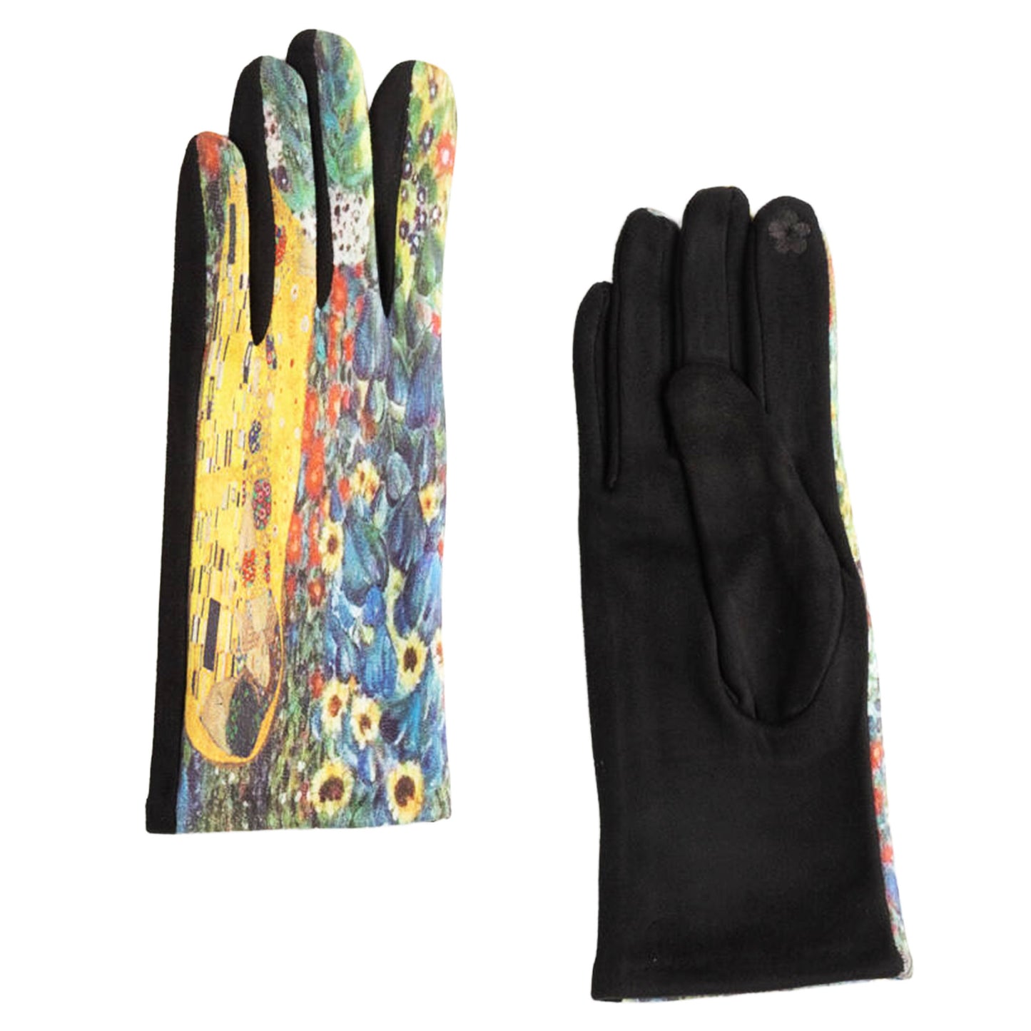 Guanti FoulART ARTisti Bacio nei Girasoli Touch