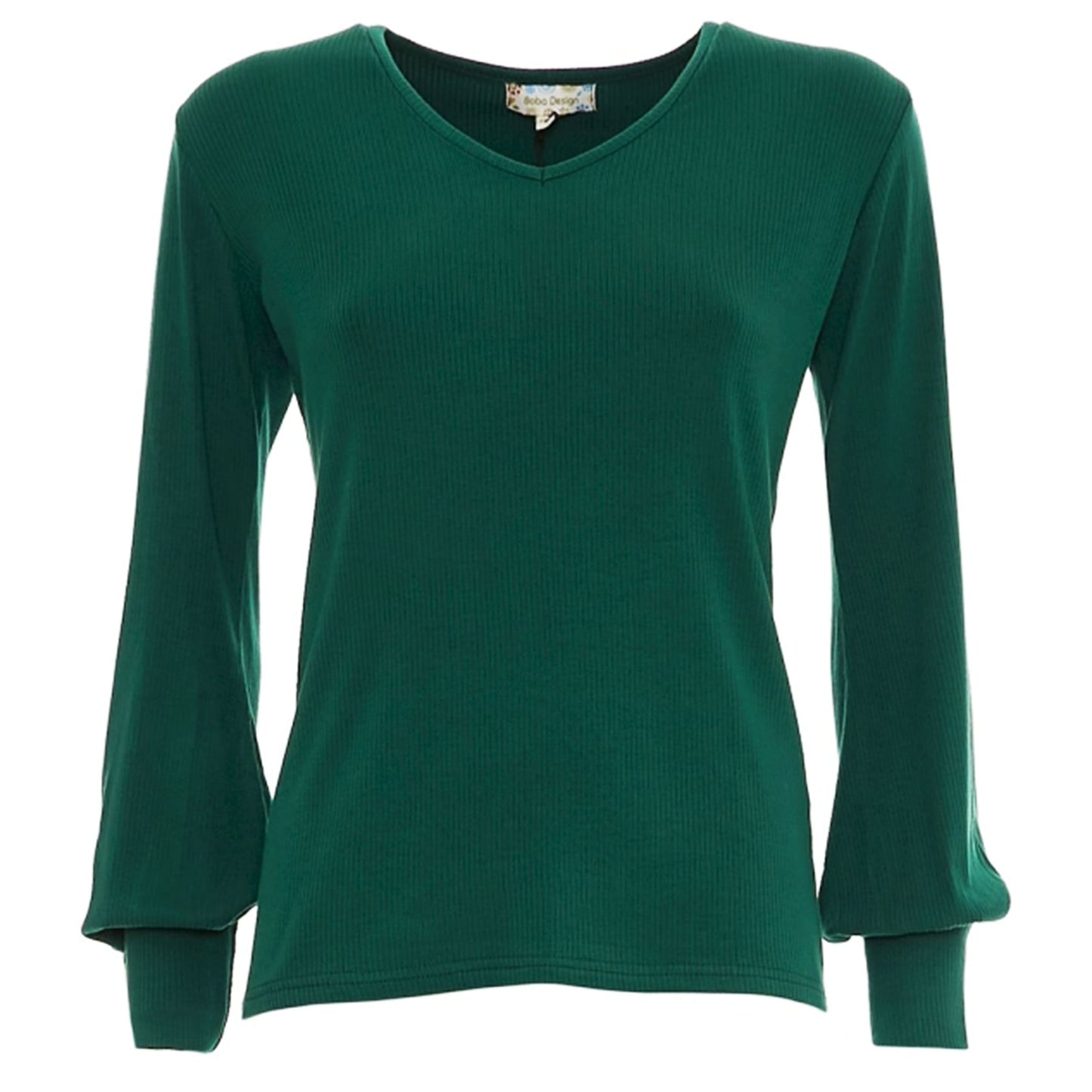 BABA Design Maglia CONCRETE JUNGLE Verde Scollo a V-Baba design-VIALESCARPE