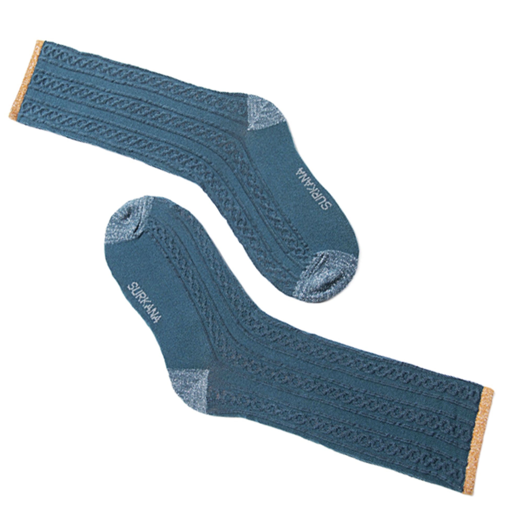 SURKANA - Calze lunghe con trama e lurex-SURKANA-VIALESCARPE