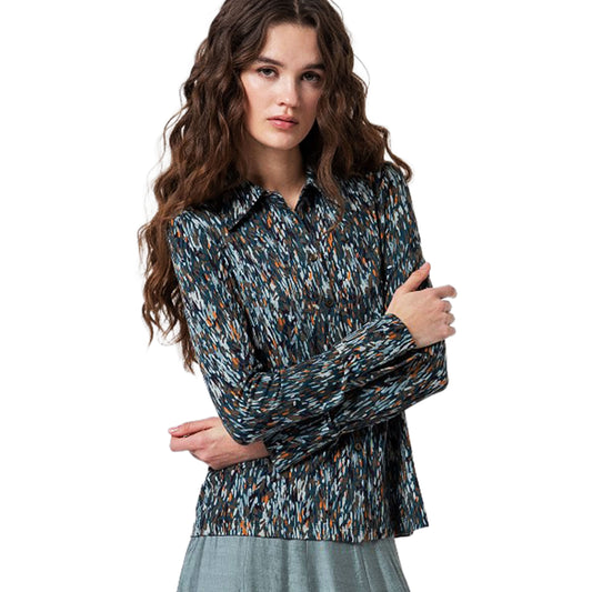 SURKANA - Camicia a maniche lunghe elastica e fluida-SURKANA-VIALESCARPE