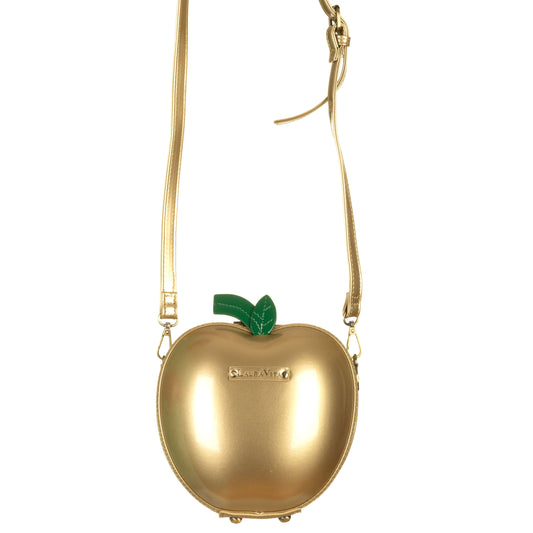 LAURA VITA Borsa Apple oro