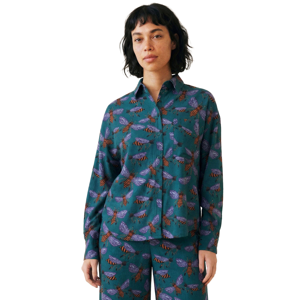 PEPALOVES Camicia Bees Teals