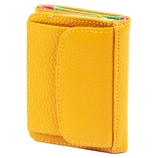 Portafoglio Piccolo Reuse Multi Portaspicci Giallo