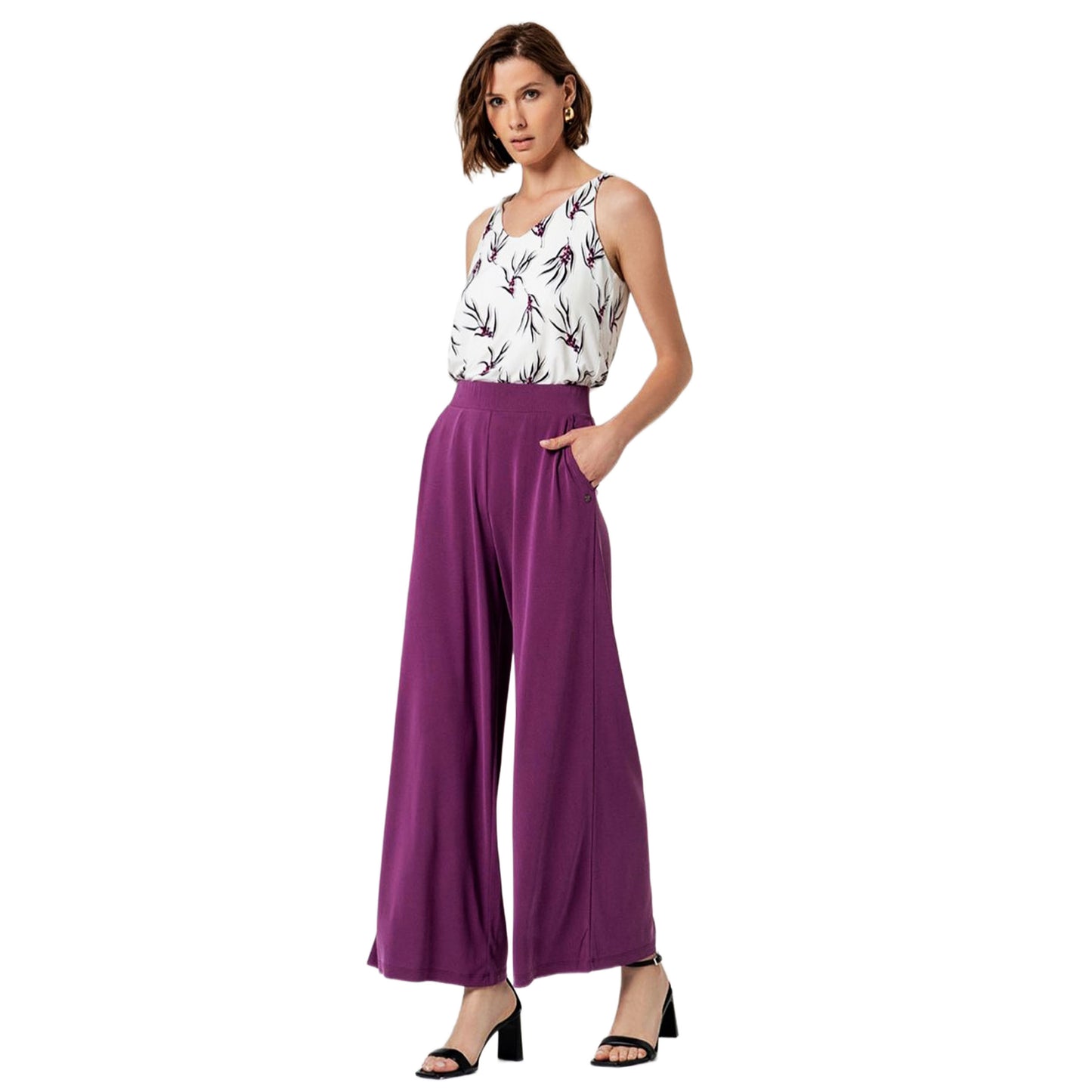 SURKANA Pantaloni Larghi Porpora-SURKANA-VIALESCARPE