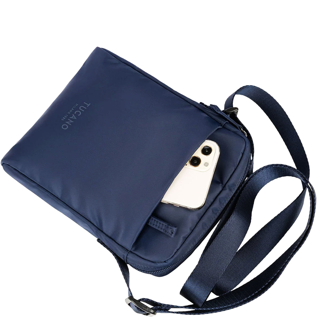 TUCANO - Borsa Spillo Verticale Blu