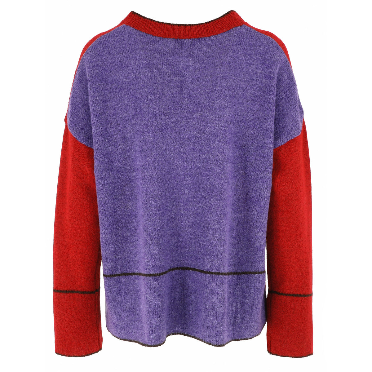 KARAKORUM Maglia SABINA Rosso e Viola