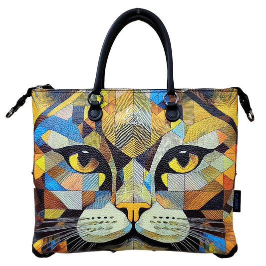 GABS G3 La Borsa Icona Trasformabile PET LOVERS Gatto Giallo
