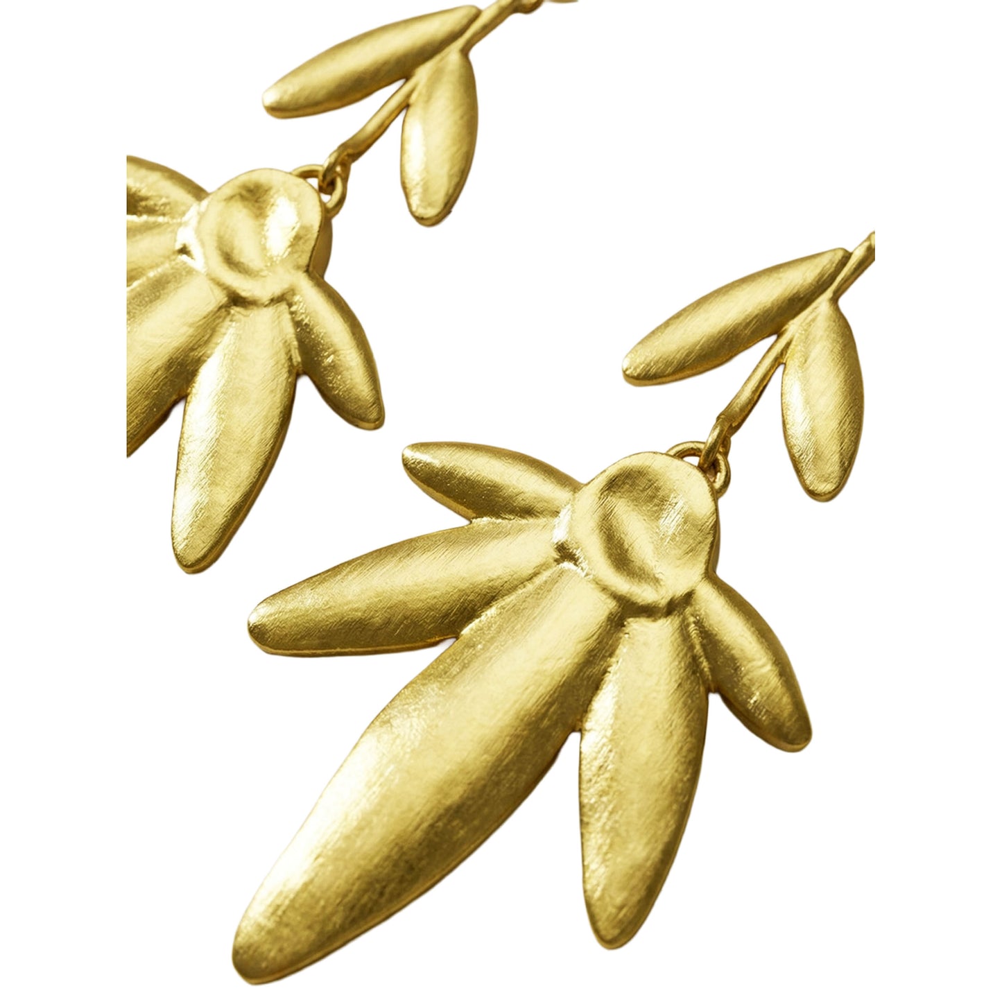 SURKANA Orecchini lavorazione martellata Oro