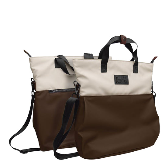 ART COMPANY BAG CREAM-BROWN