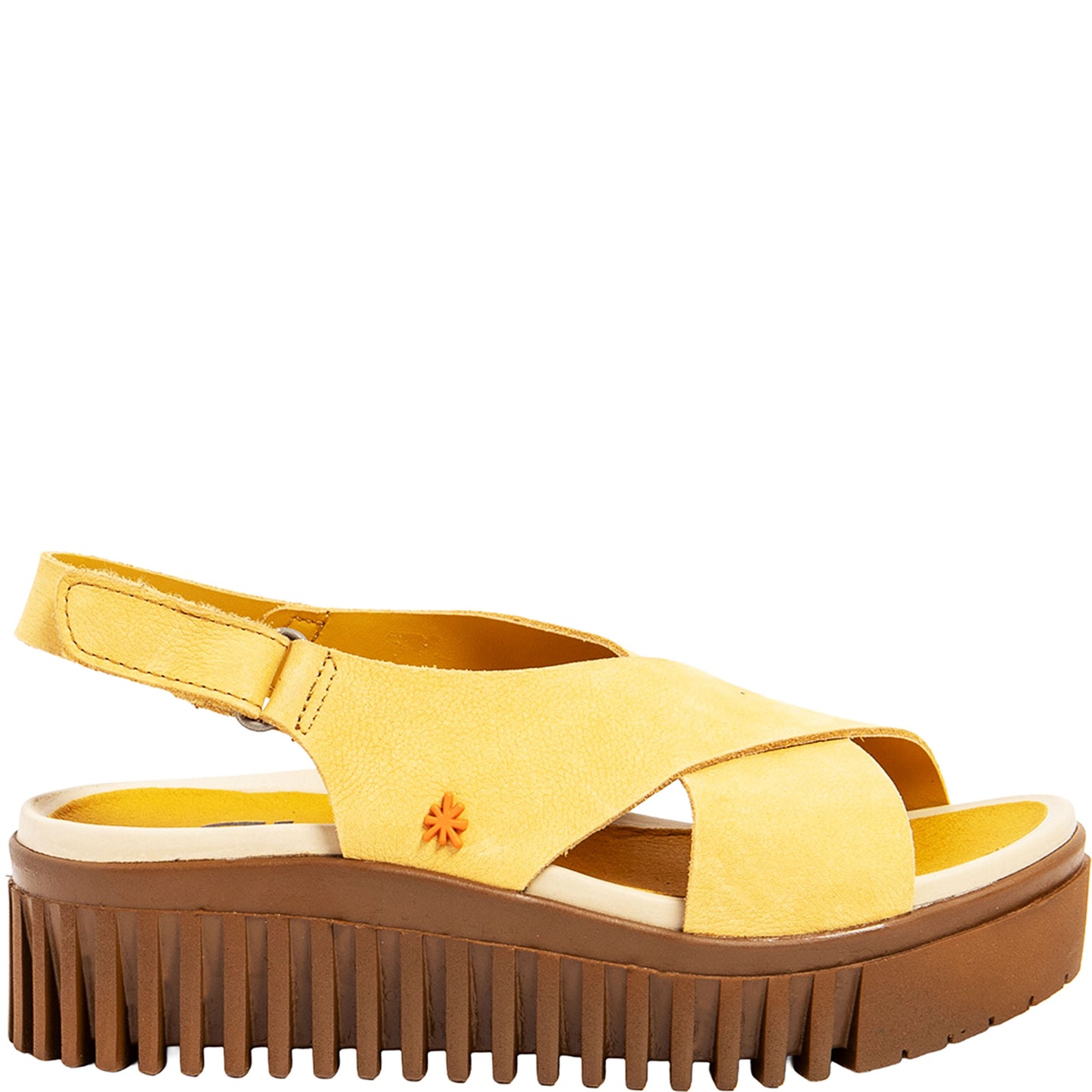 ART Sandali BRIGHTON nabuck Honey–Caramelo-ART®-VIALESCARPE
