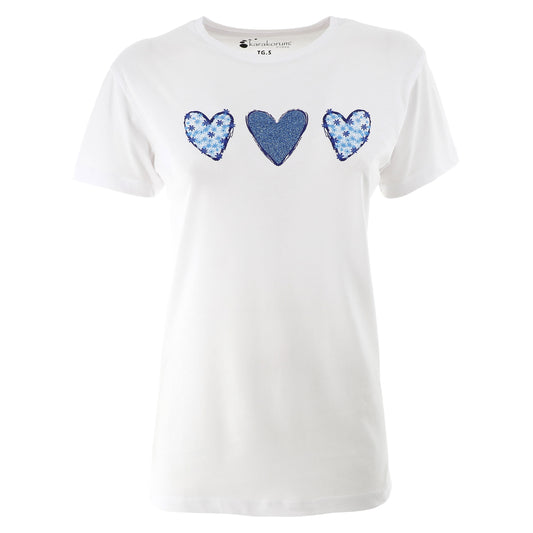 KARAKORUM T-Shirt ORCHIDEA Bianco-KARAKORUM-VIALESCARPE