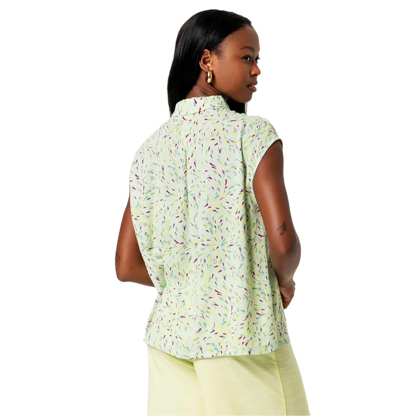 SURKANA Camicia senza maniche Verde Polvere-SURKANA-VIALESCARPE