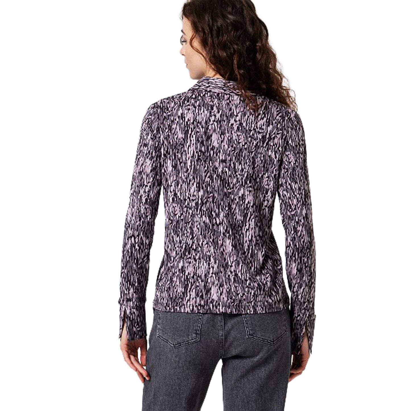 SURKANA - Camicia a maniche lunghe elastica e fluida-SURKANA-VIALESCARPE