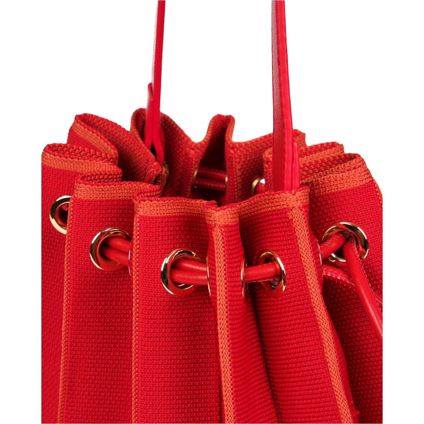 SURKANA Borsa zaino in maglia con pochette interna Ciliegia