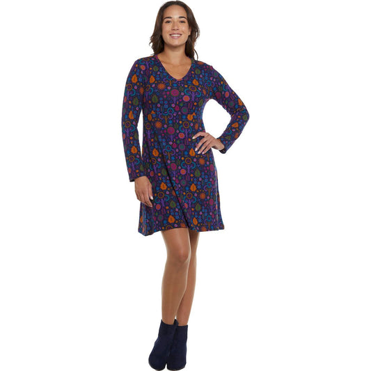 BABA Design - Abito curvy corto jersey, scollo a V-Baba design-VIALESCARPE