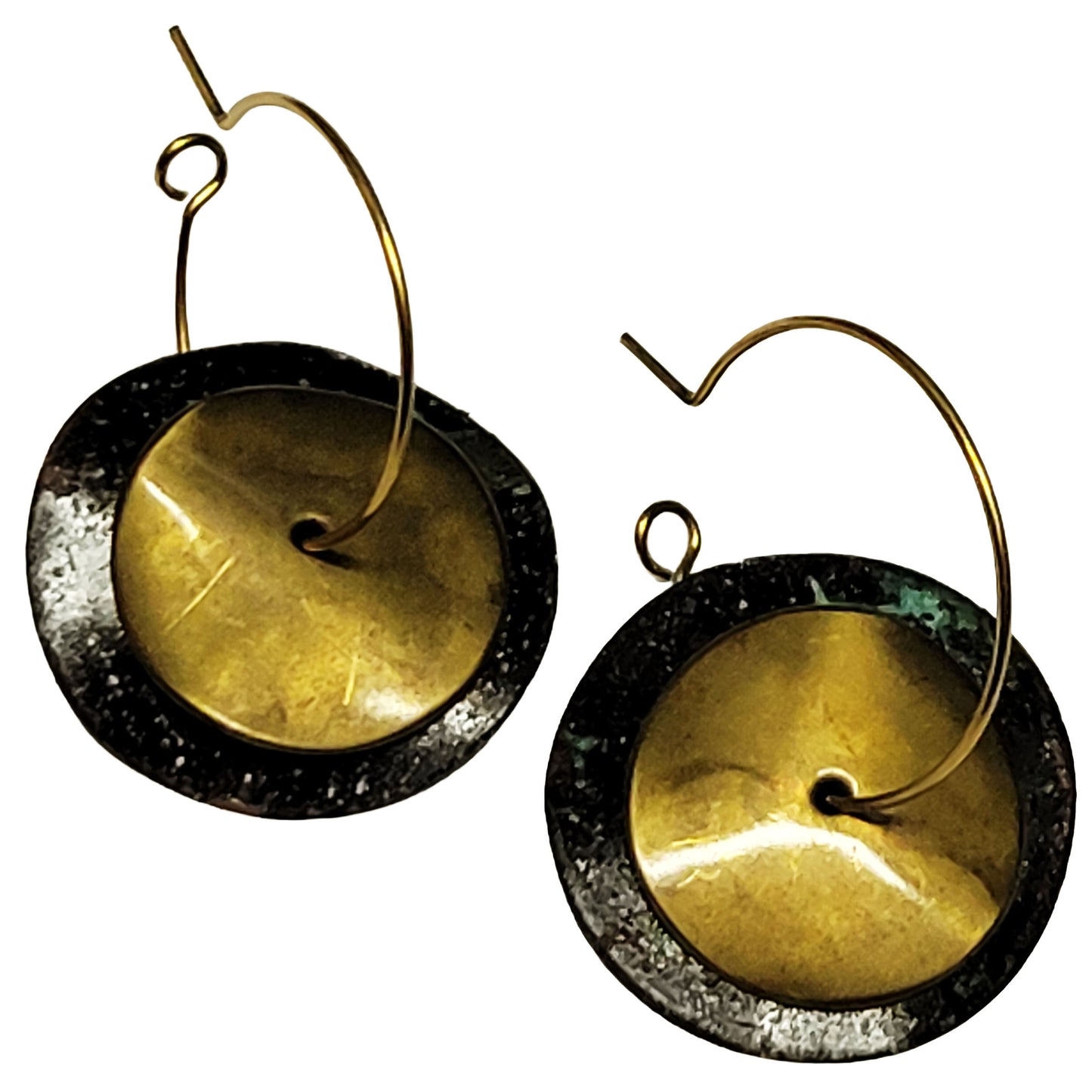 HOIKO Orecchini in rame e ottone Doppia Lamina 01