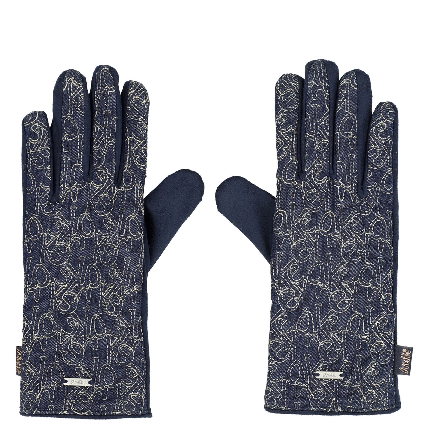 ANEKKE - Guanti denim fantasia-ANEKKE-VIALESCARPE
