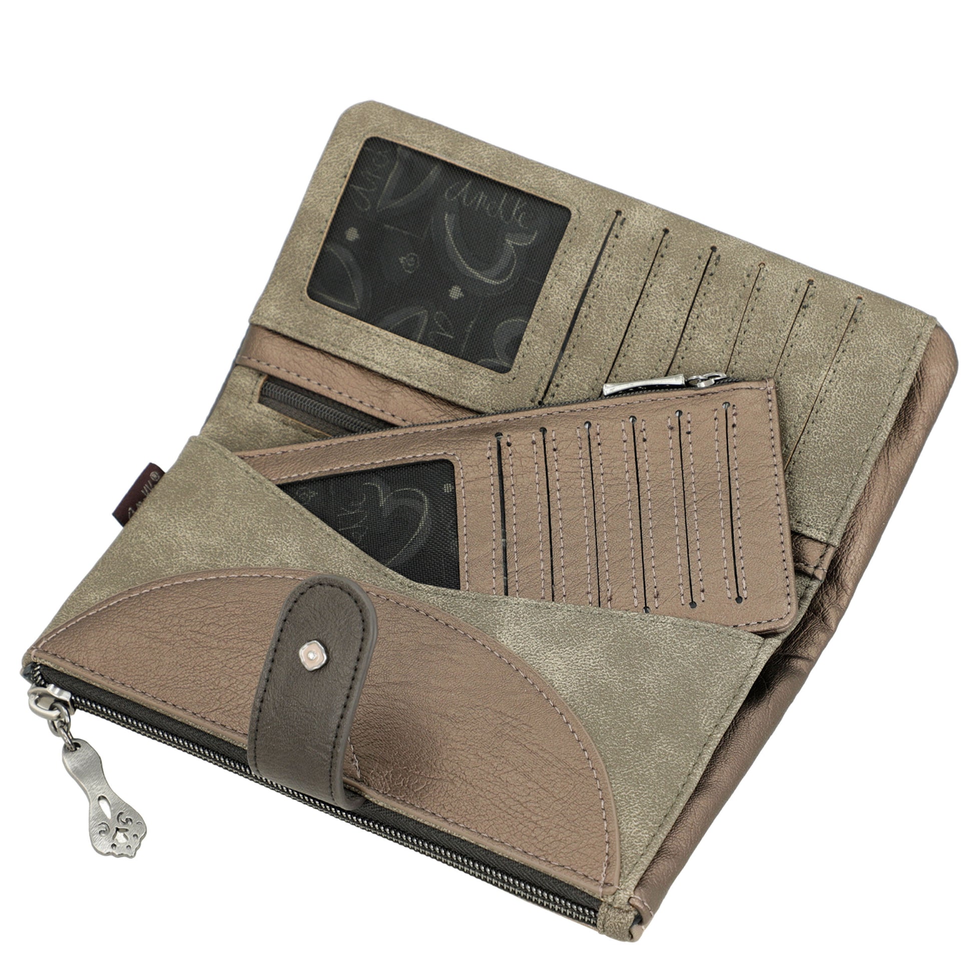 ANEKKE - Portafogli grande flessibile RFID Real-ANEKKE-VIALESCARPE