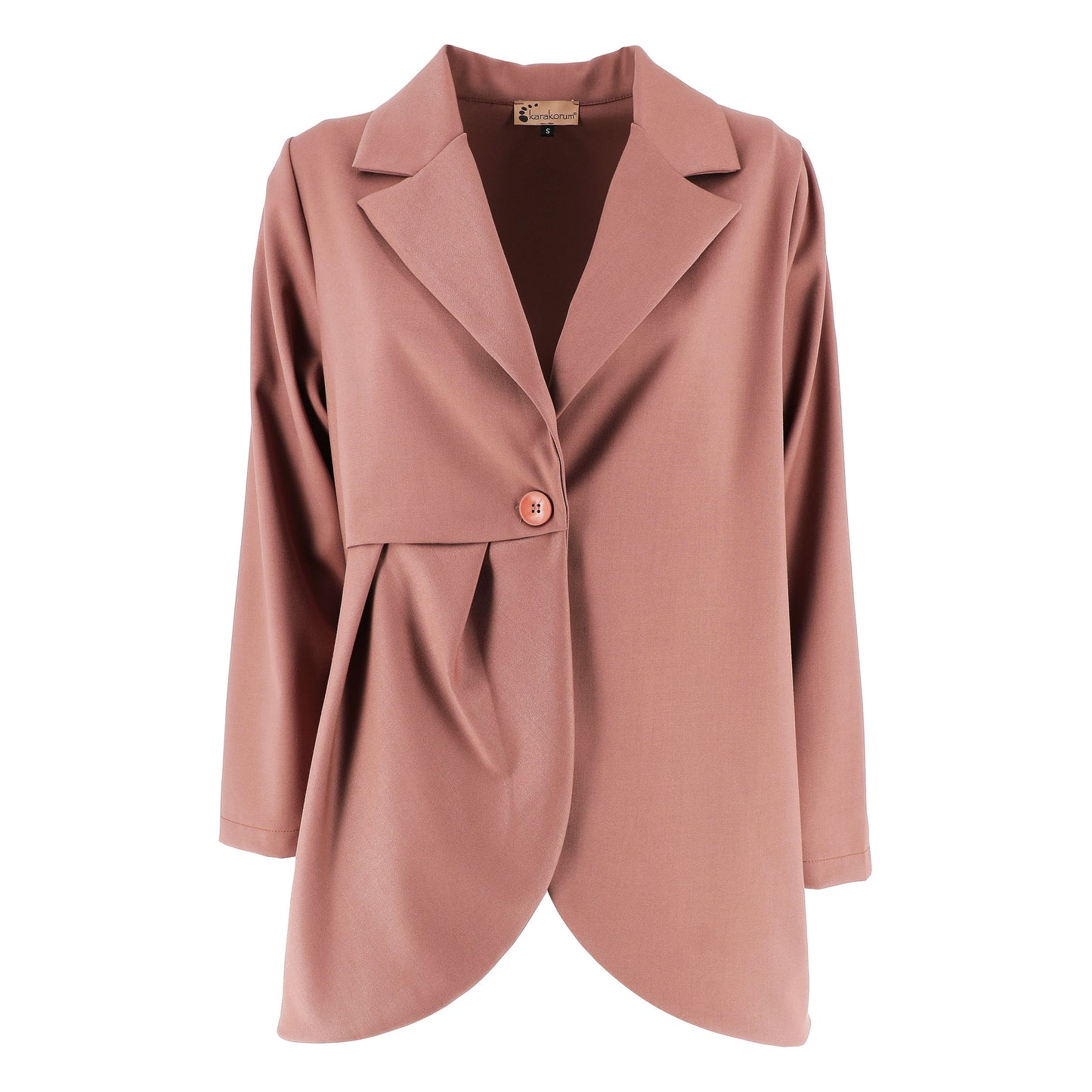 KARAKORUM Giacca Flaminia cammello con pences