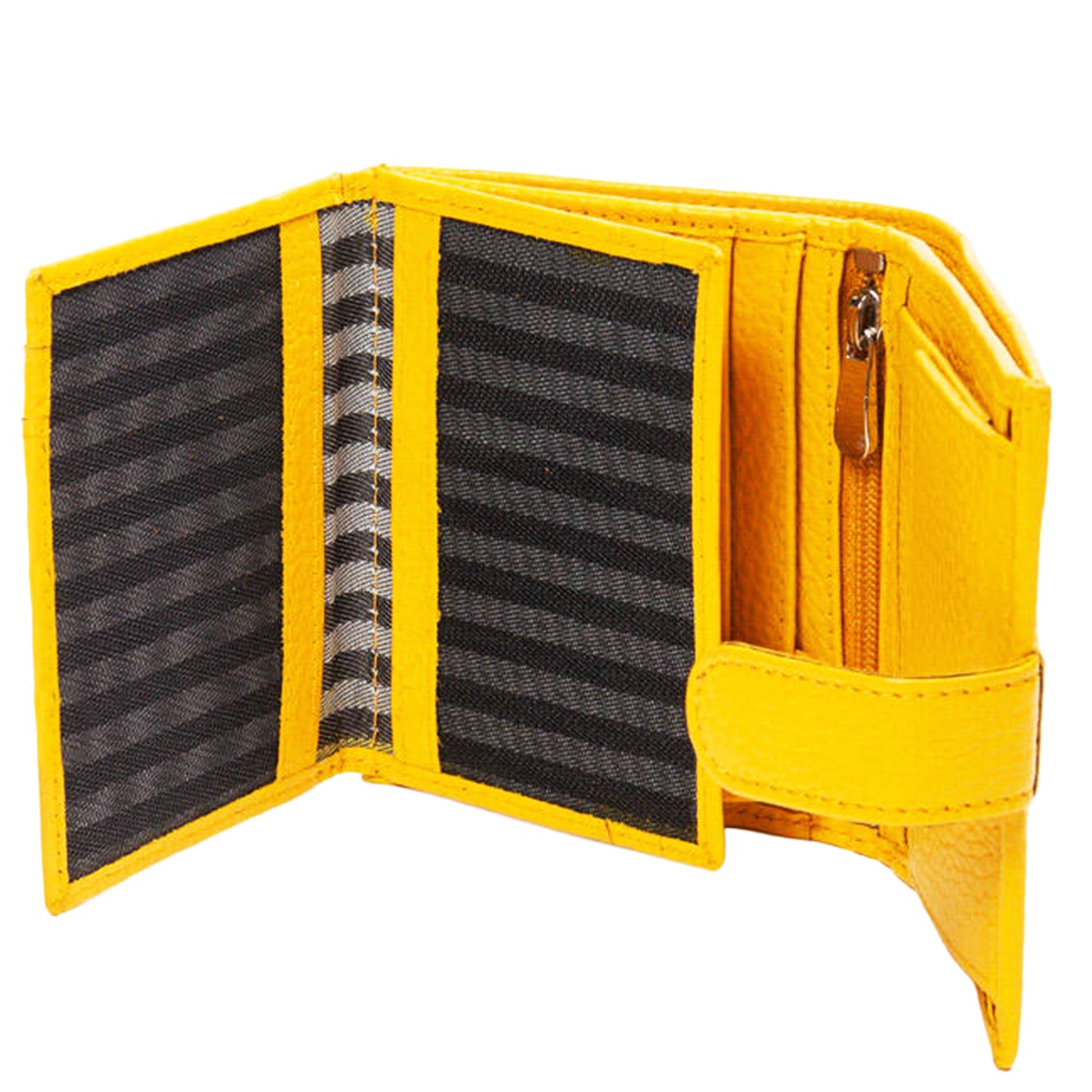 Portafoglio Mini Giallo in Pelle
