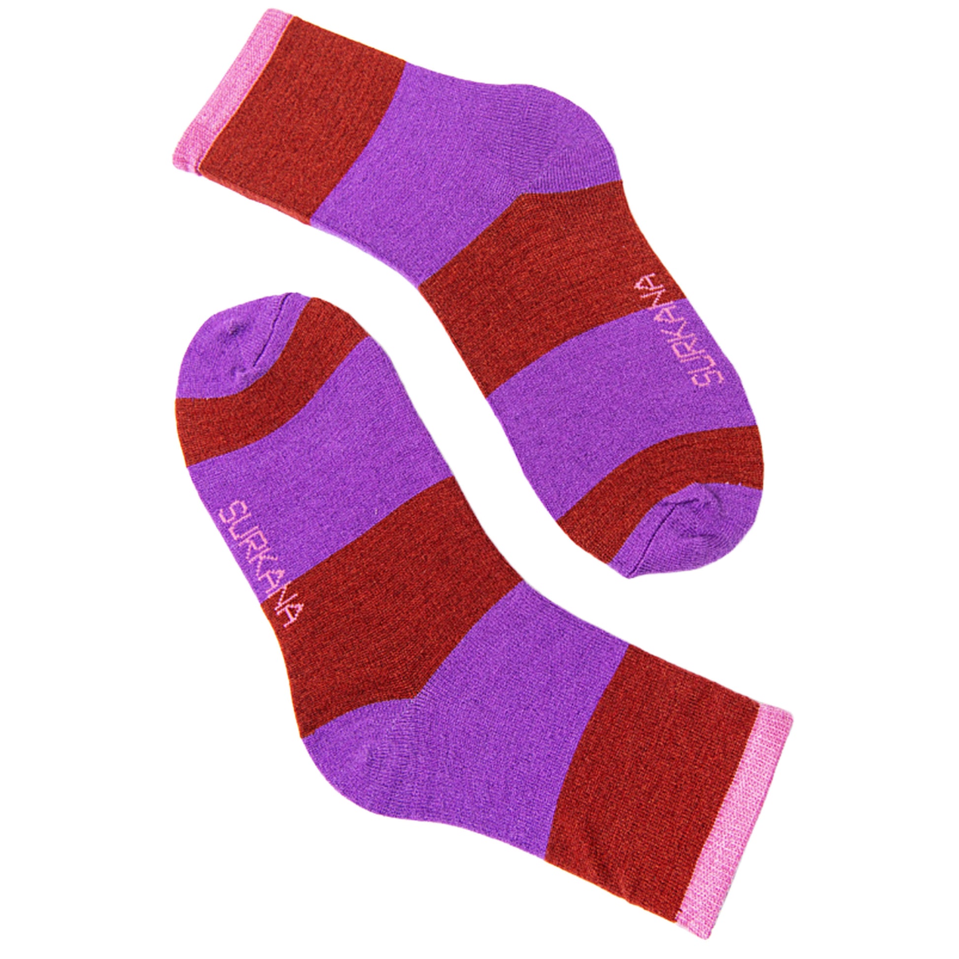 SURKANA - Calzini jacquard a metà polpaccio-SURKANA-VIALESCARPE