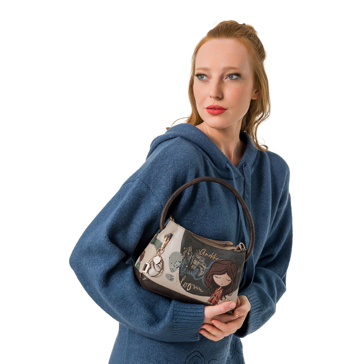 ANEKKE Borsa a spalla con tracolla Tulip