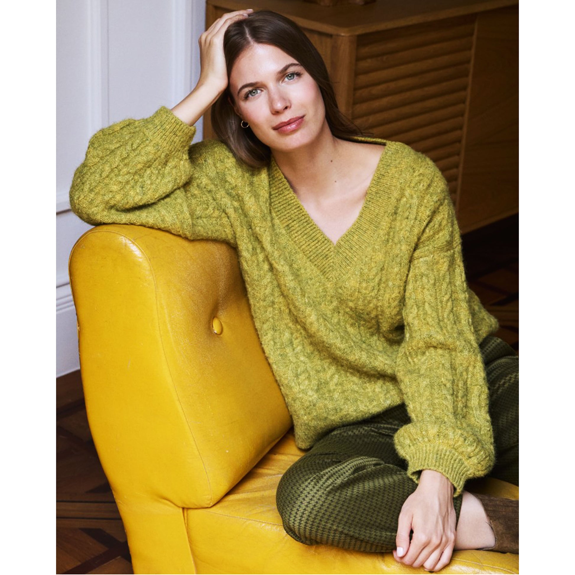 SURKANA - Maglione oversize a trecce-SURKANA-VIALESCARPE