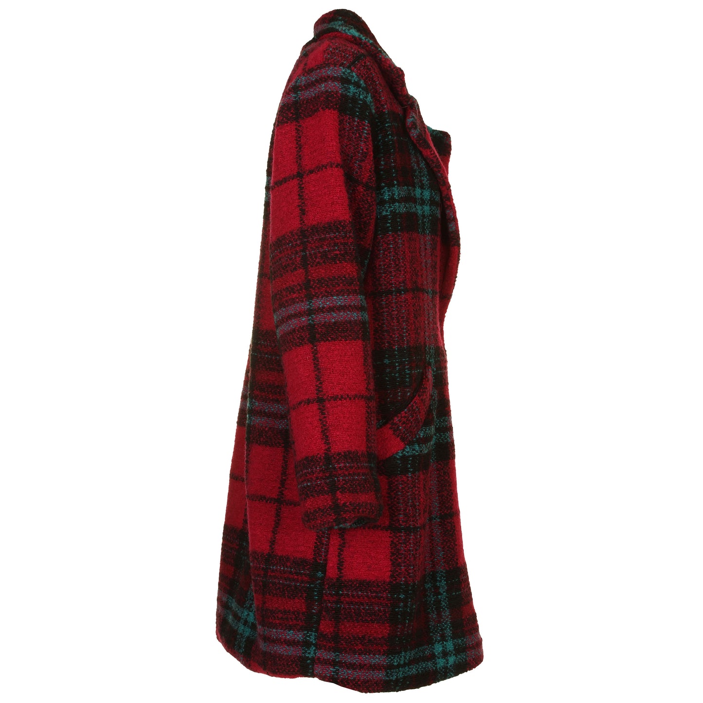 Cappotto tartan lana