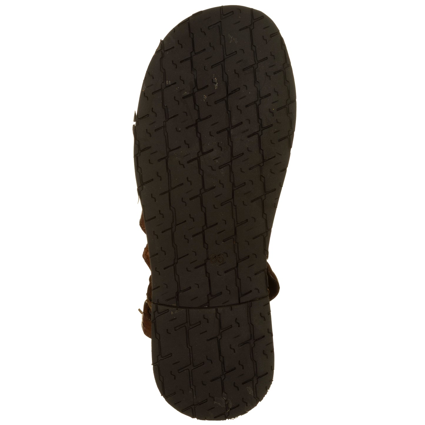 Sandalo gladiatore, bufalo con borchie