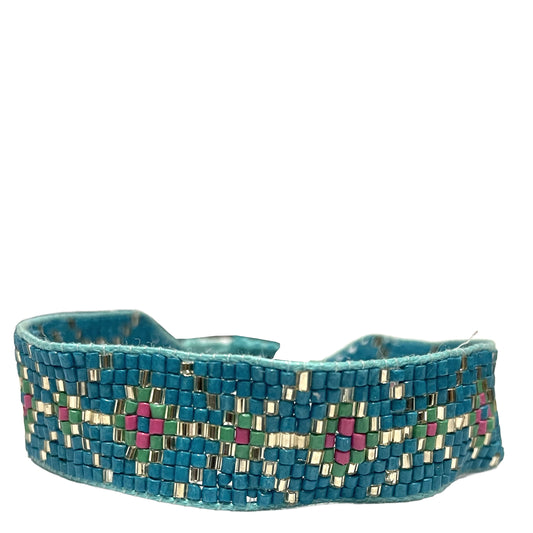 SURKANA Bracciali medi perline giapponesi multi